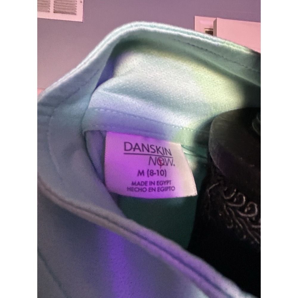 Danskin Now Women's Medium 8-10 Mint Green Zip Up Jacket - Picture 3 of 3